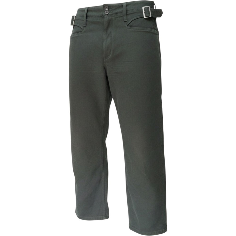 Banana Republic Ultra High-Rise Taper Pants Black Side Buckle Waist‎ Womens 12
